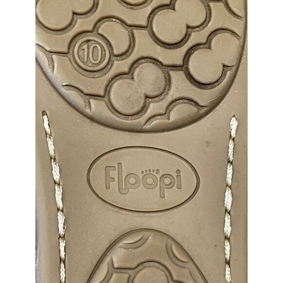 Floopi-Lilly Moccasin Faux Sued Slippers Gray Women’s Size 10 Casual Comfortable - Picture 8 of 10